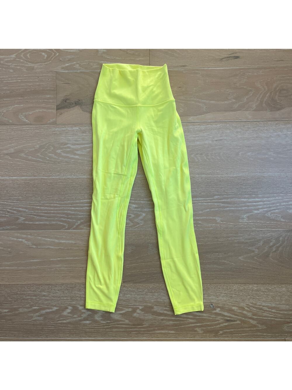 Lululemon Align High-Rise Leggings 25" Neon Yellow